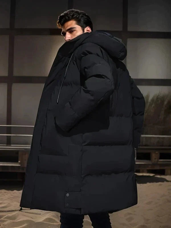 Veste Élégante pour Hommes avec Grande Capuche Confortable