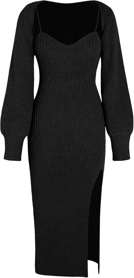 Robe midi femme élégante pour le printemps