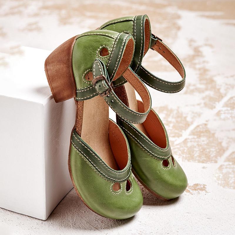 Sandales Élégantes pour Femme à Talon Bas