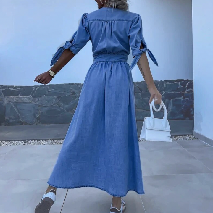 Haidi - Robe tendance en denim pour femmes