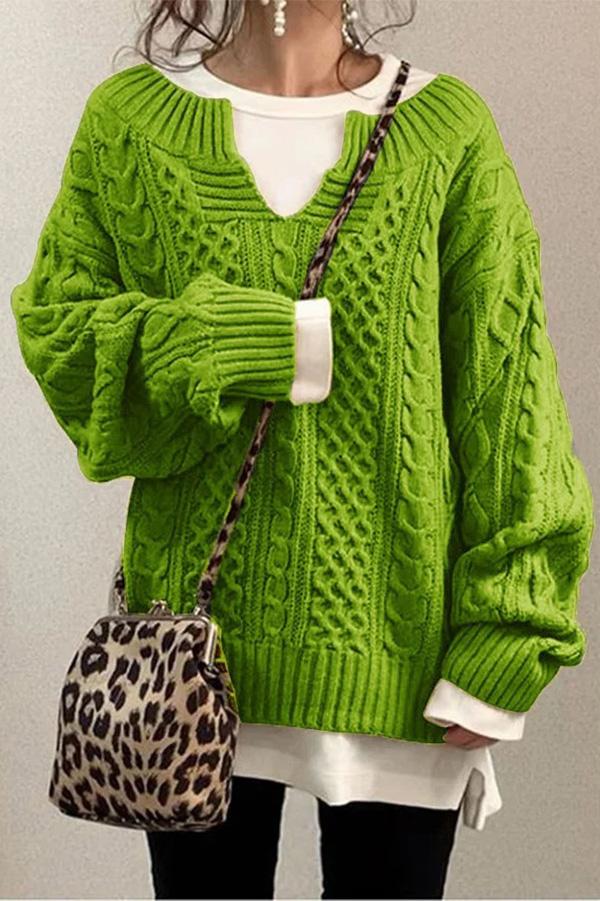 Pull à motifs élégant avec une coupe ample pour un look tendance