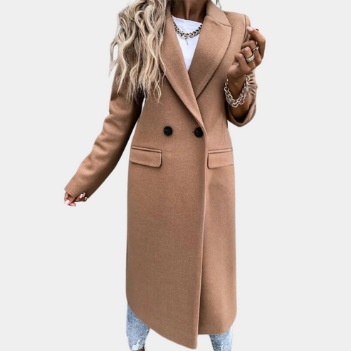 Manteau élégant jusqu'aux genoux pour toutes les occasions