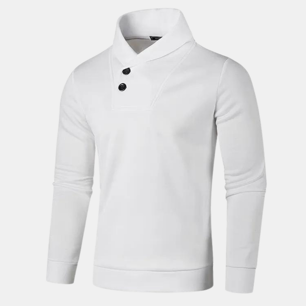 Pull décontracté pour homme avec col tendance et style raffiné