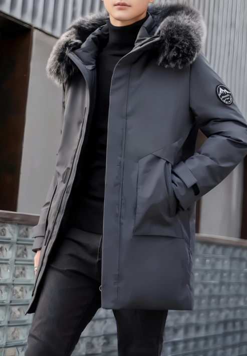 Parka tendance pour homme avec capuche stylée