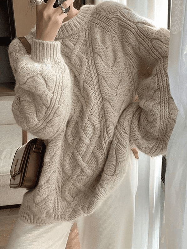 Pull en tricot douillet pour les journées froides