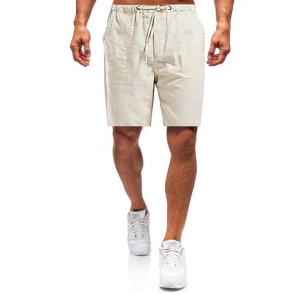 Delia - Short ample en coton et lin pour homme