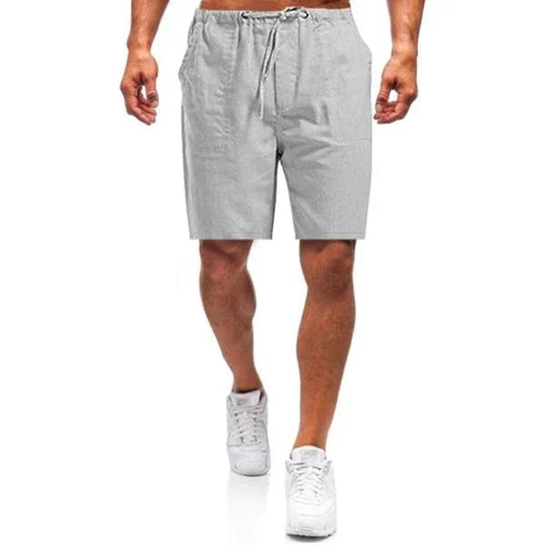 Delia - Short ample en coton et lin pour homme