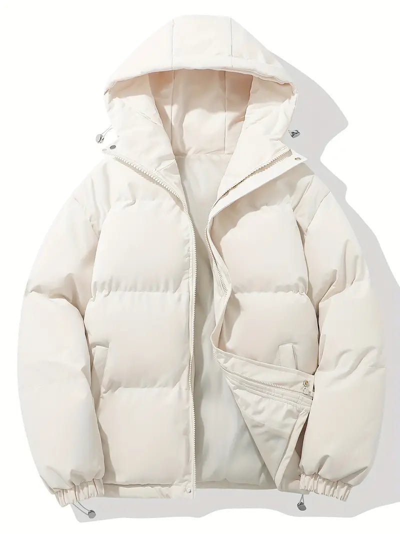 Manteau d'hiver chaud avec capuche pour femme