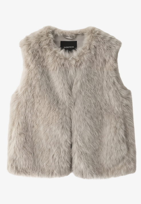 Gilet sans manches pour femme, style contemporain et élégant