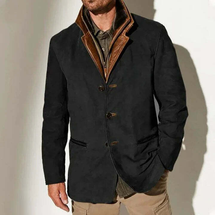 Style classique : veste vintage pour hommes confiants