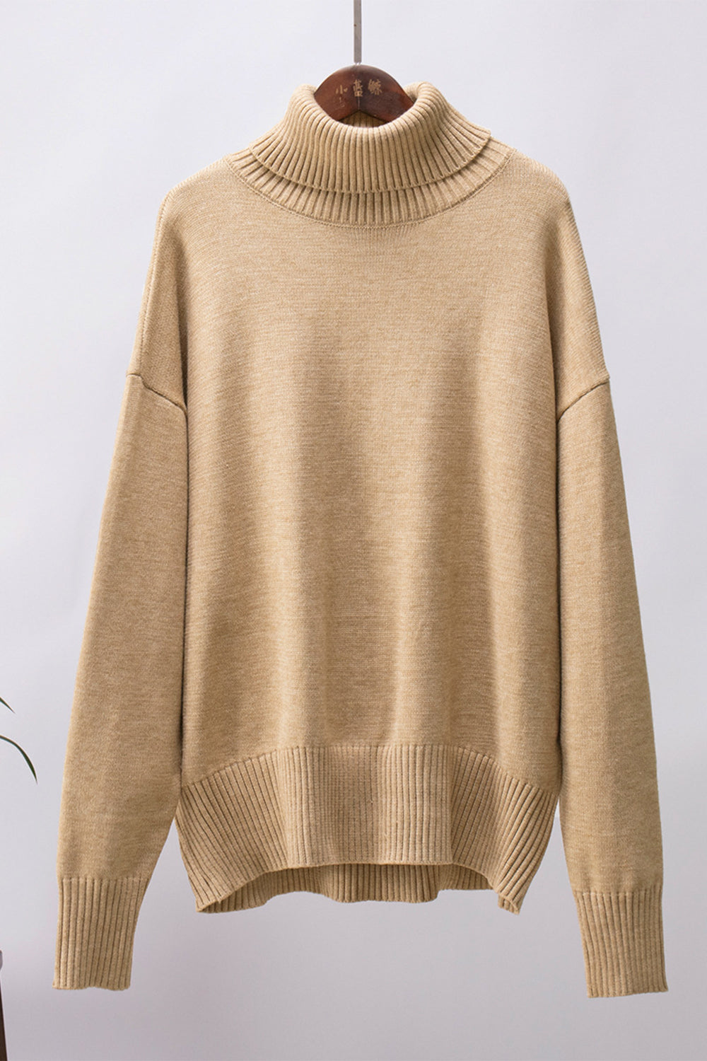 Pull à col roulé pour femme, style volumineux pour temps froid