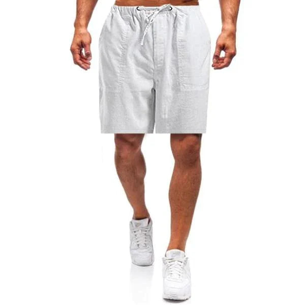 Delia - Short ample en coton et lin pour homme