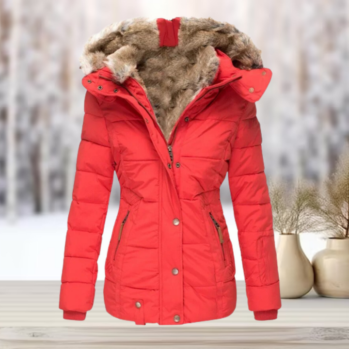 Manteau d'hiver pour femme avec capuche profonde pour un confort optimal