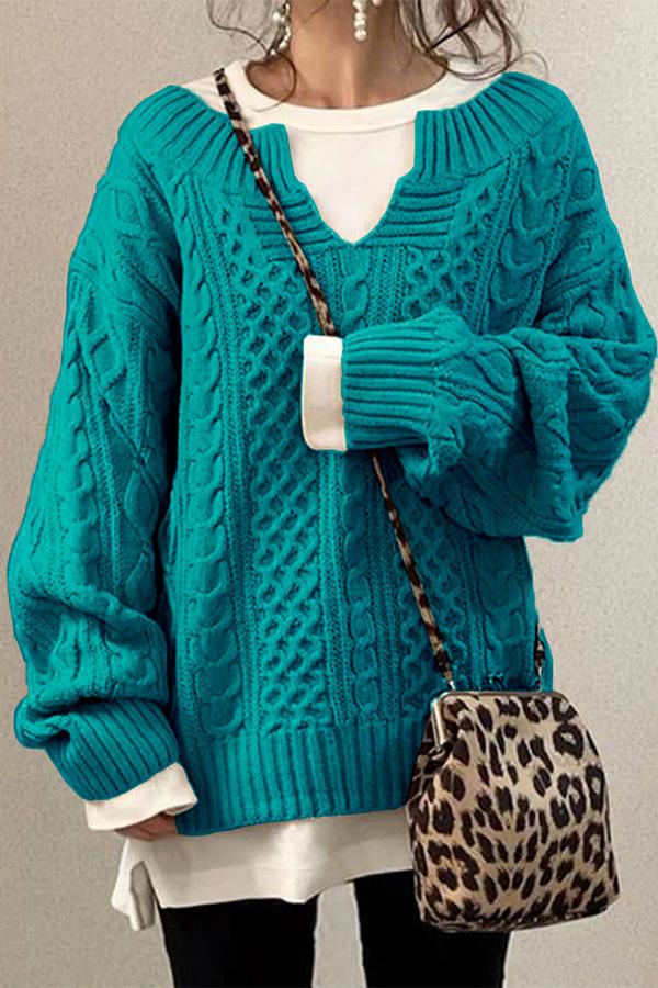 Pull à motifs élégant avec une coupe ample pour un look tendance