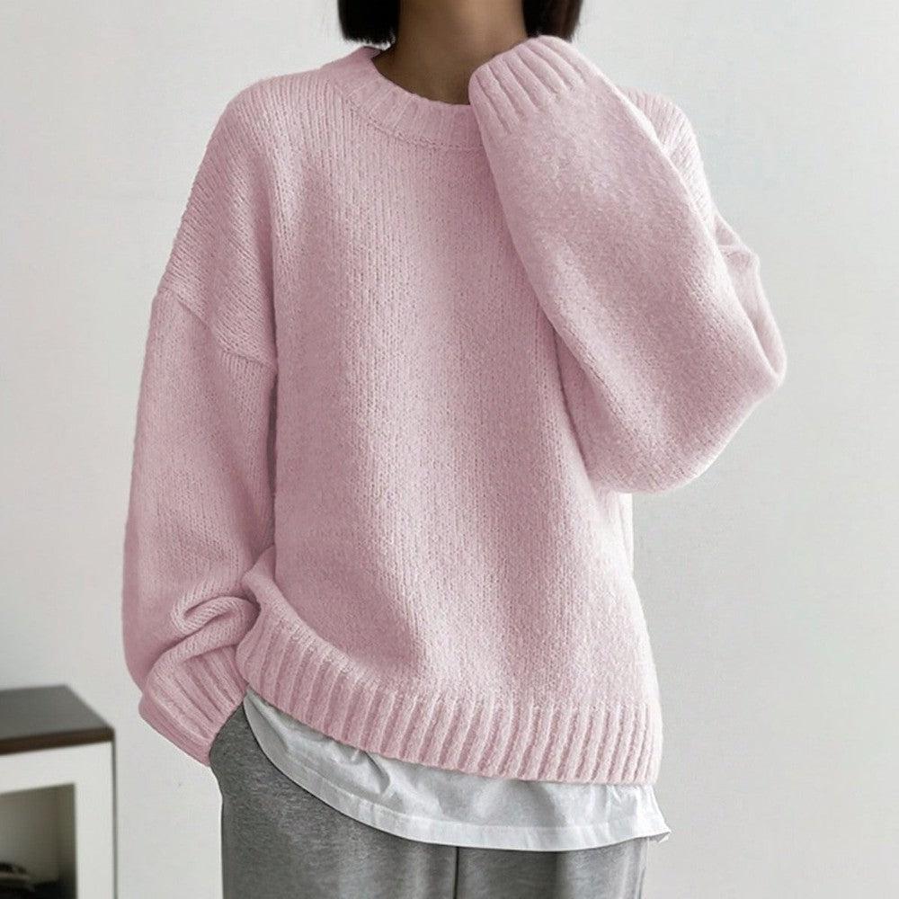 Pull ample et élégant pour femme, idéal pour le quotidien par temps froid