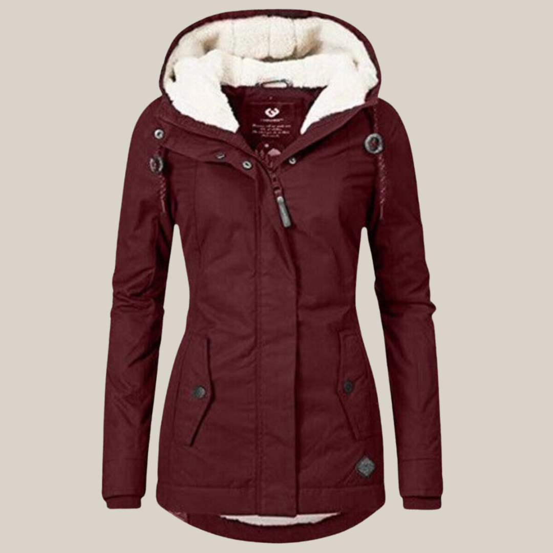 Manteau Chaud et Stylé avec Capuche Profonde pour Femme