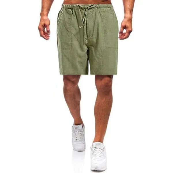 Delia - Short ample en coton et lin pour homme