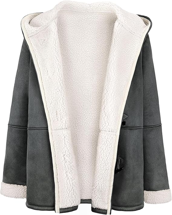 Manteau d'Hiver pour Femme avec Capuche et Design Élégant