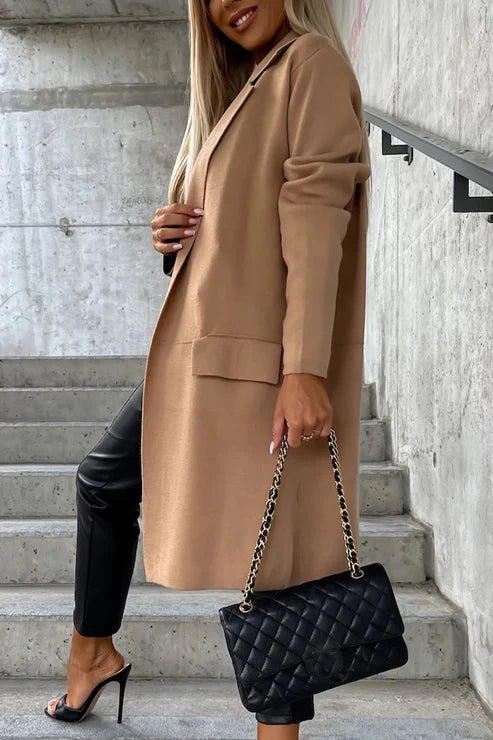 Blazer élégant avec poches et col classique