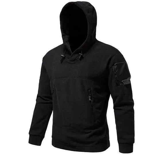 Sweat à Capuche Homme Monochrome et Décontracté à Manches Longues