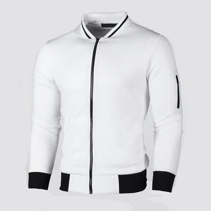 Veste homme décontractée avec conception minimaliste et confort thermique