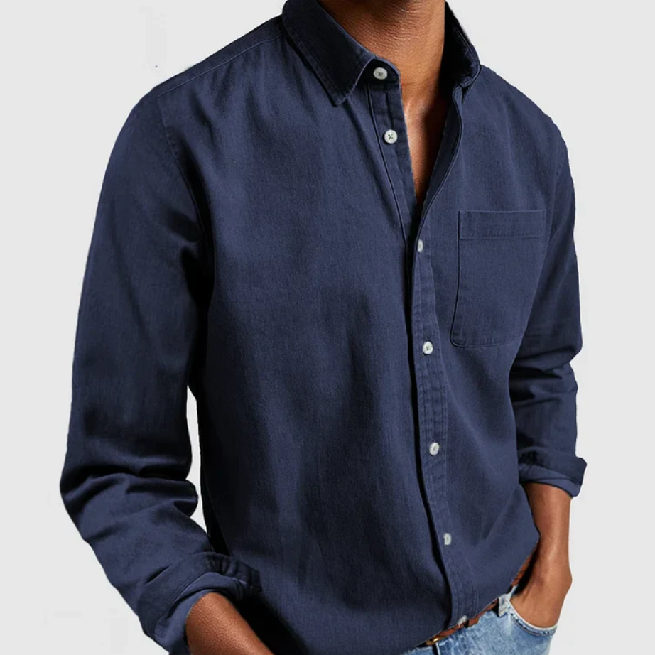 Chemise classique pour homme avec une touche moderne