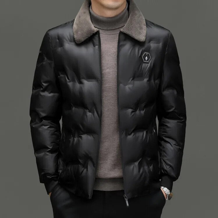 Veste Zippée Chaude de Qualité Supérieure pour Hommes – Parfaite pour l'Hiver