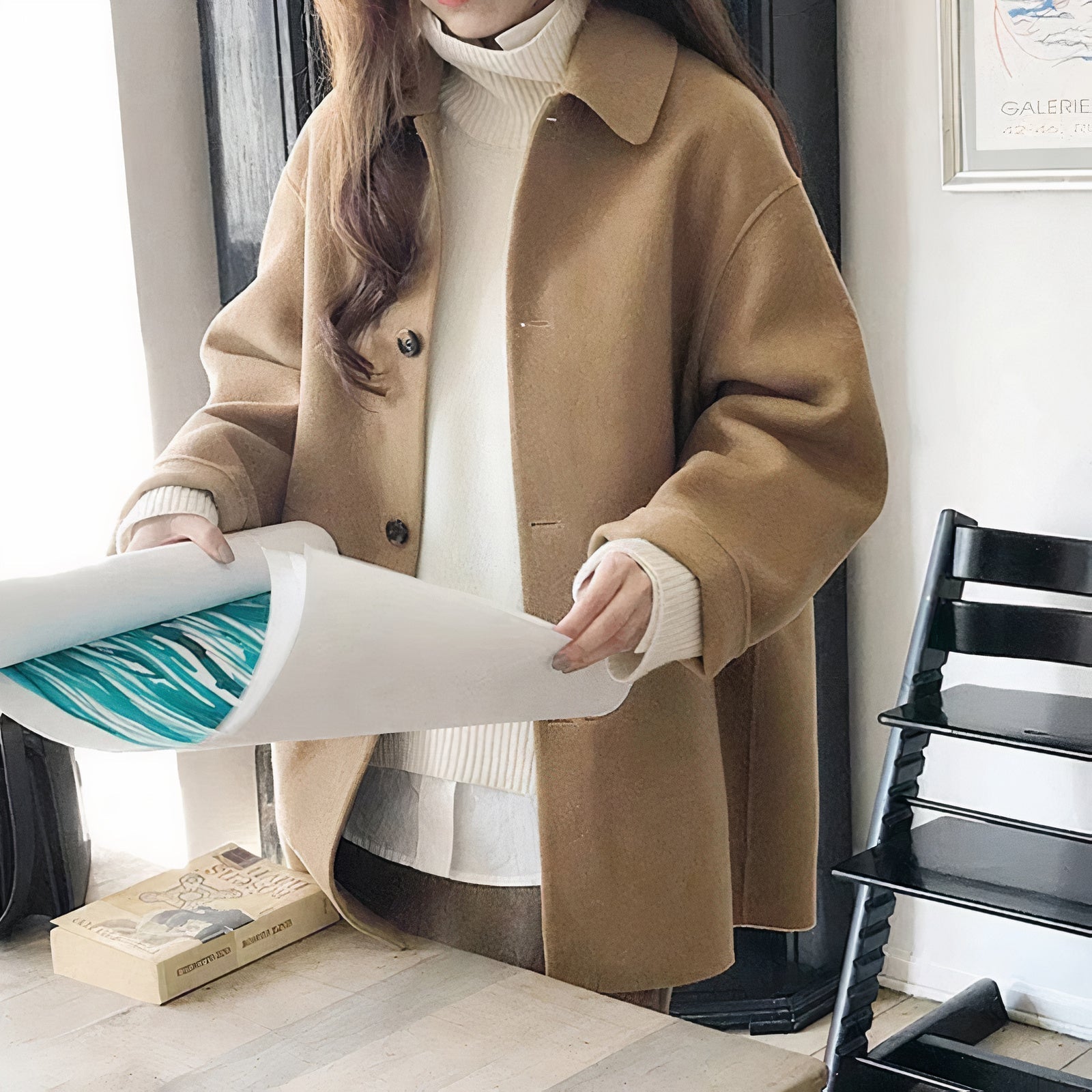 Manteau d’hiver moderne et élégant pour femme, confortable et stylé