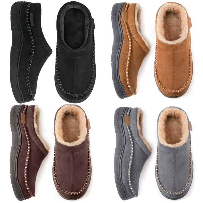 Chaussons Douillets pour Homme - Confort et Style à la Maison