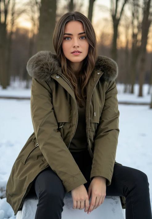 Parka Chaude et Moderne pour Femmes Élégantes