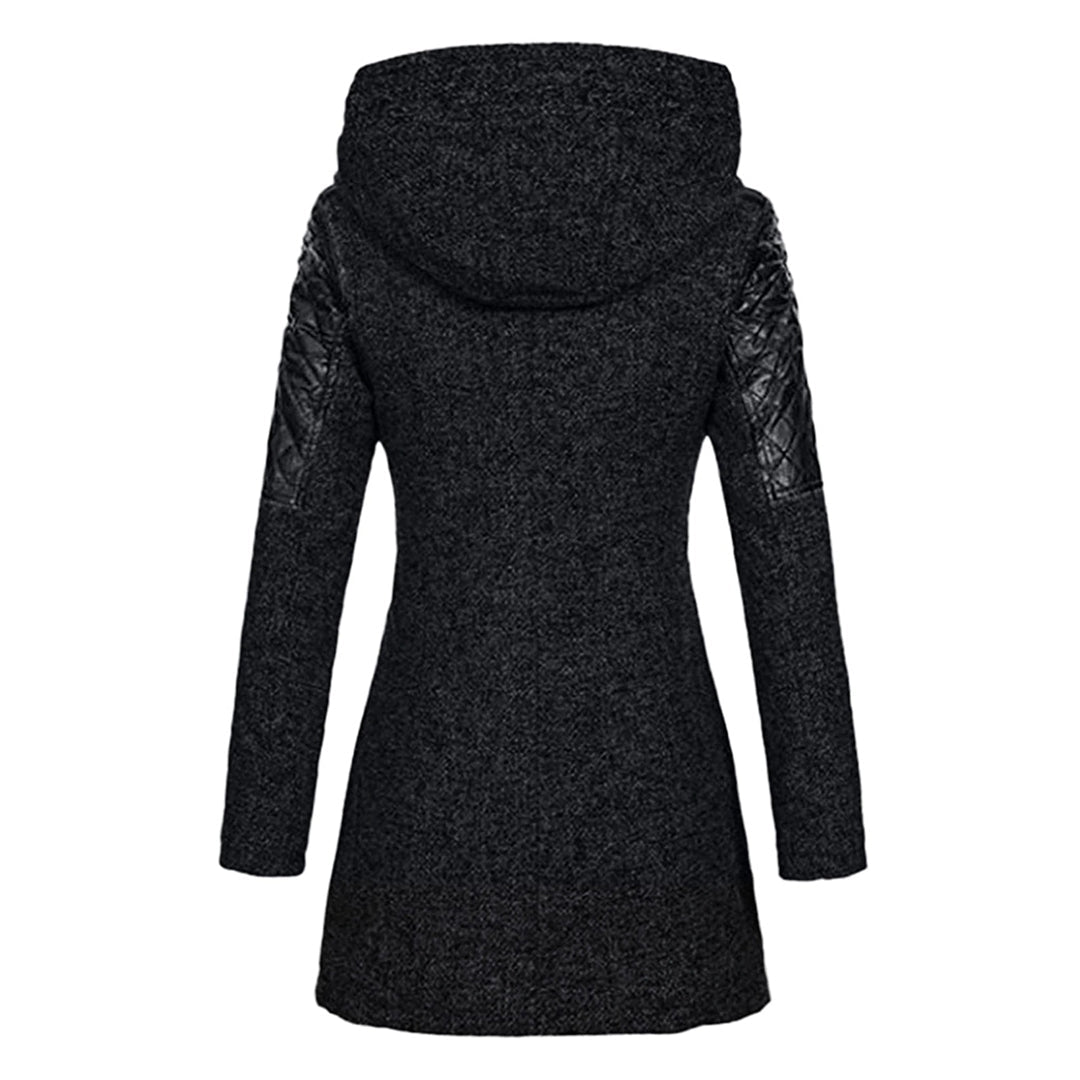 Manteau d'hiver pour femme avec conception moderne et grande capuche