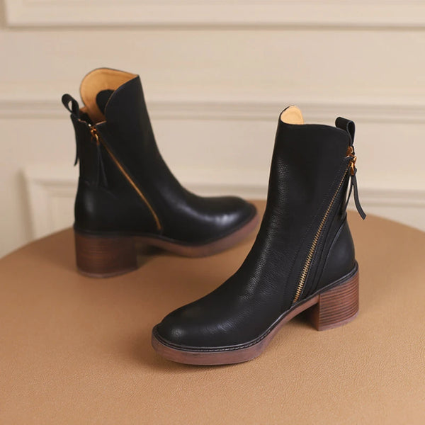 Bottines Courtes à Talon pour Femmes Stylées