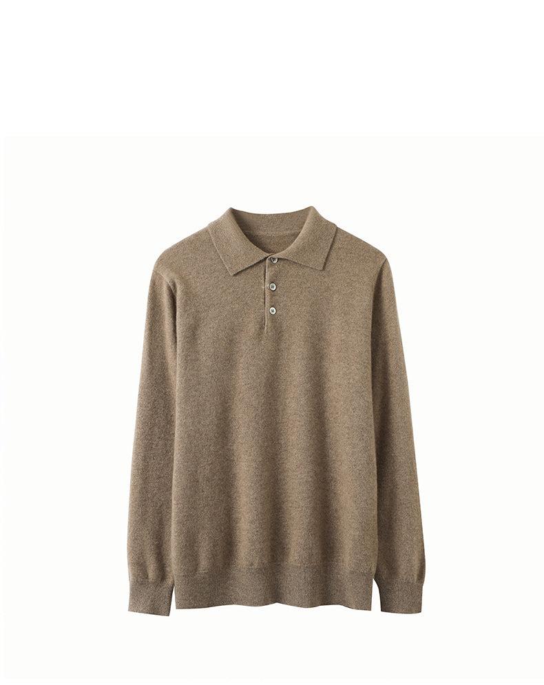 Polo à Manches Longues Homme - Pull Élégant pour l'Automne