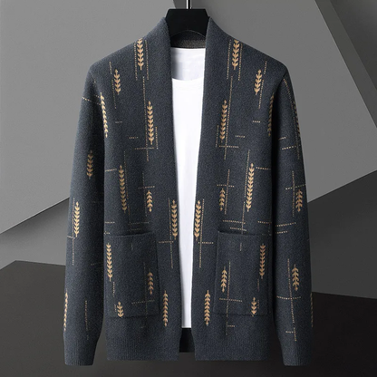 Cardigan  motif jacquard original