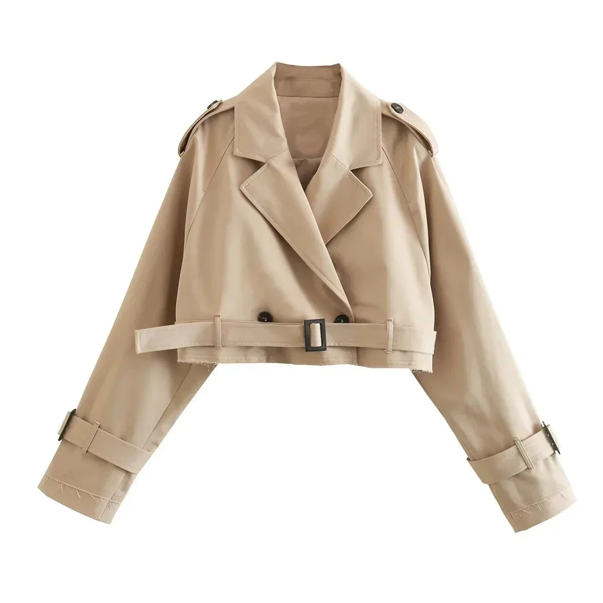 Trench court pour femme idéal pour un regarder élégant et tendance
