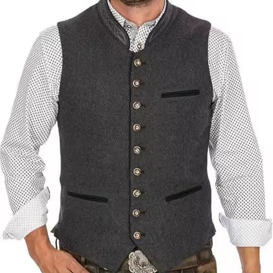 Gilet traditionnel pour homme avec une touche élégante