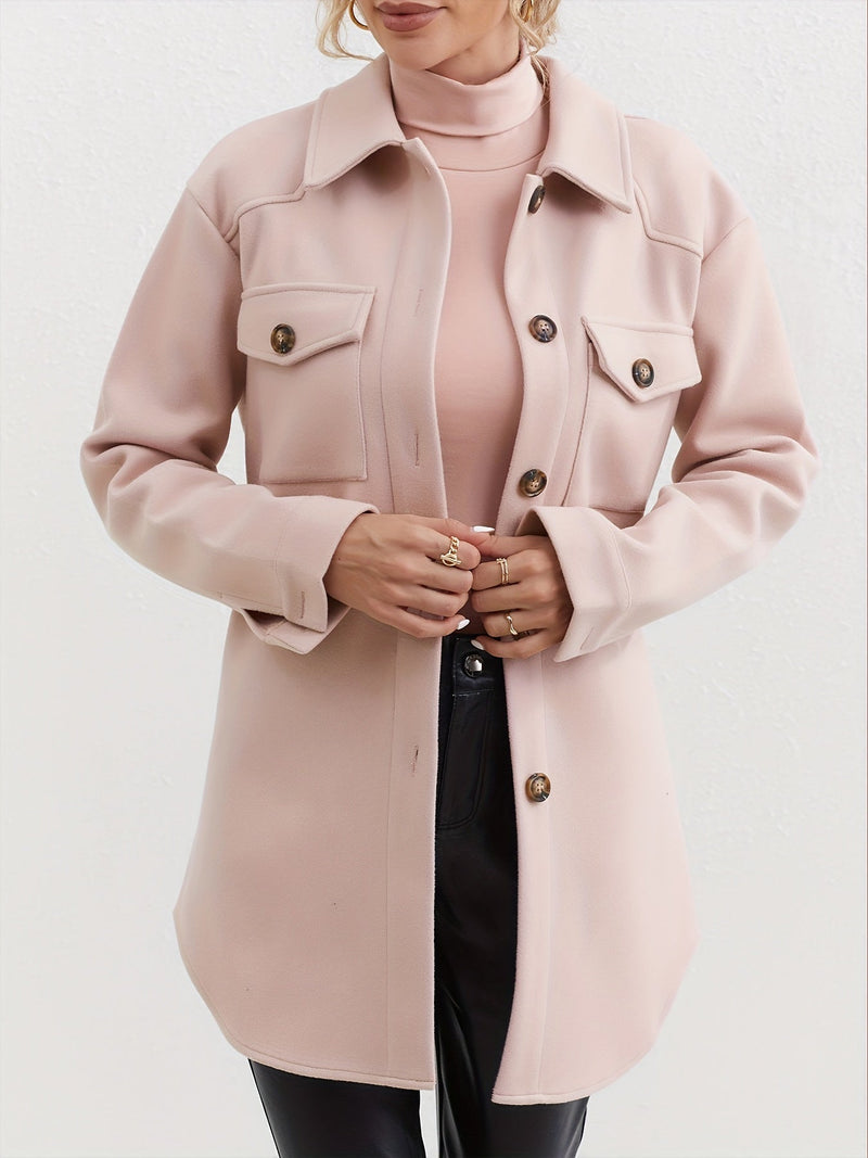 Manteau Chic pour Femme avec Ceinture et Détails Élégants