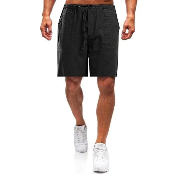 Delia - Short ample en coton et lin pour homme