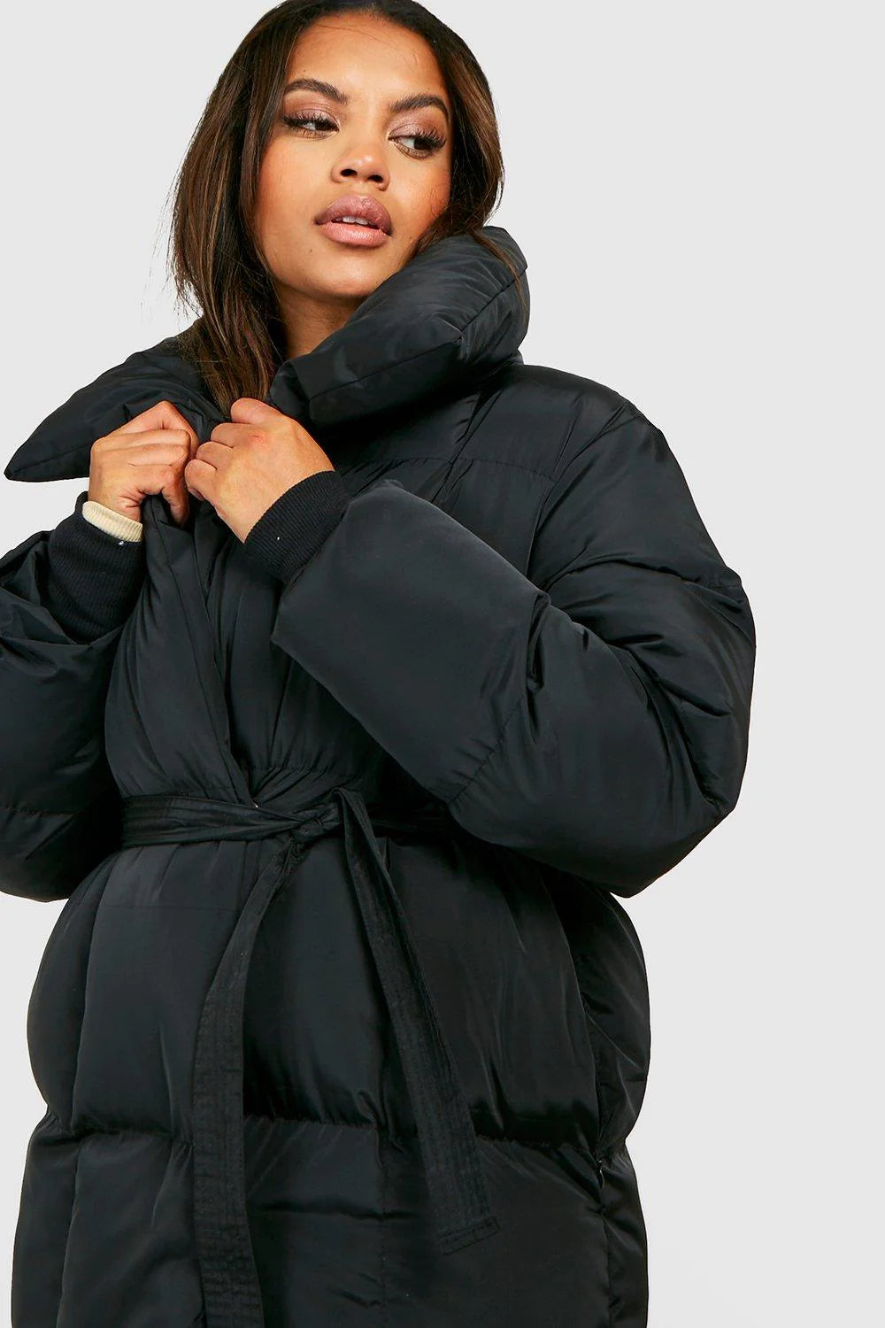 Veste élégante pour femme avec col montant – Parfaite pour l'hiver