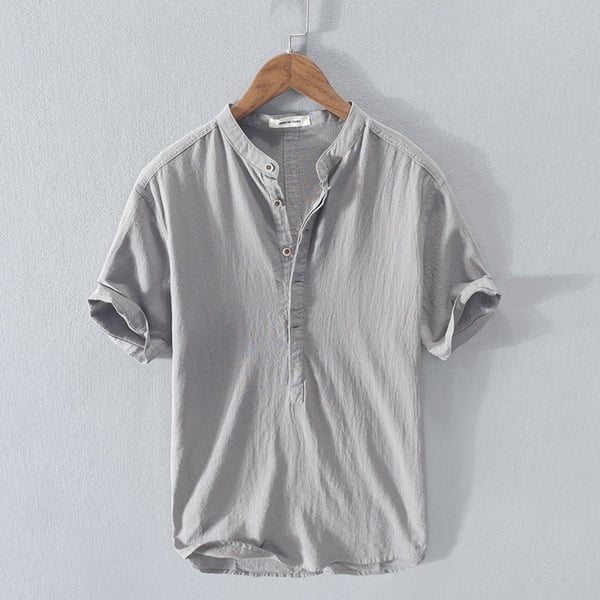 Nouvelle Chemise Casual à Manches Courtes pour Homme