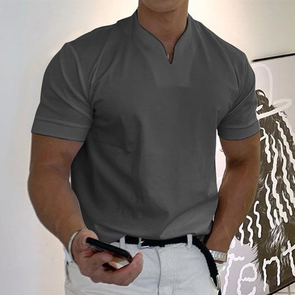 Armand - T-shirt Fitness à Manches Courtes pour Homme d'Affaires Élégant