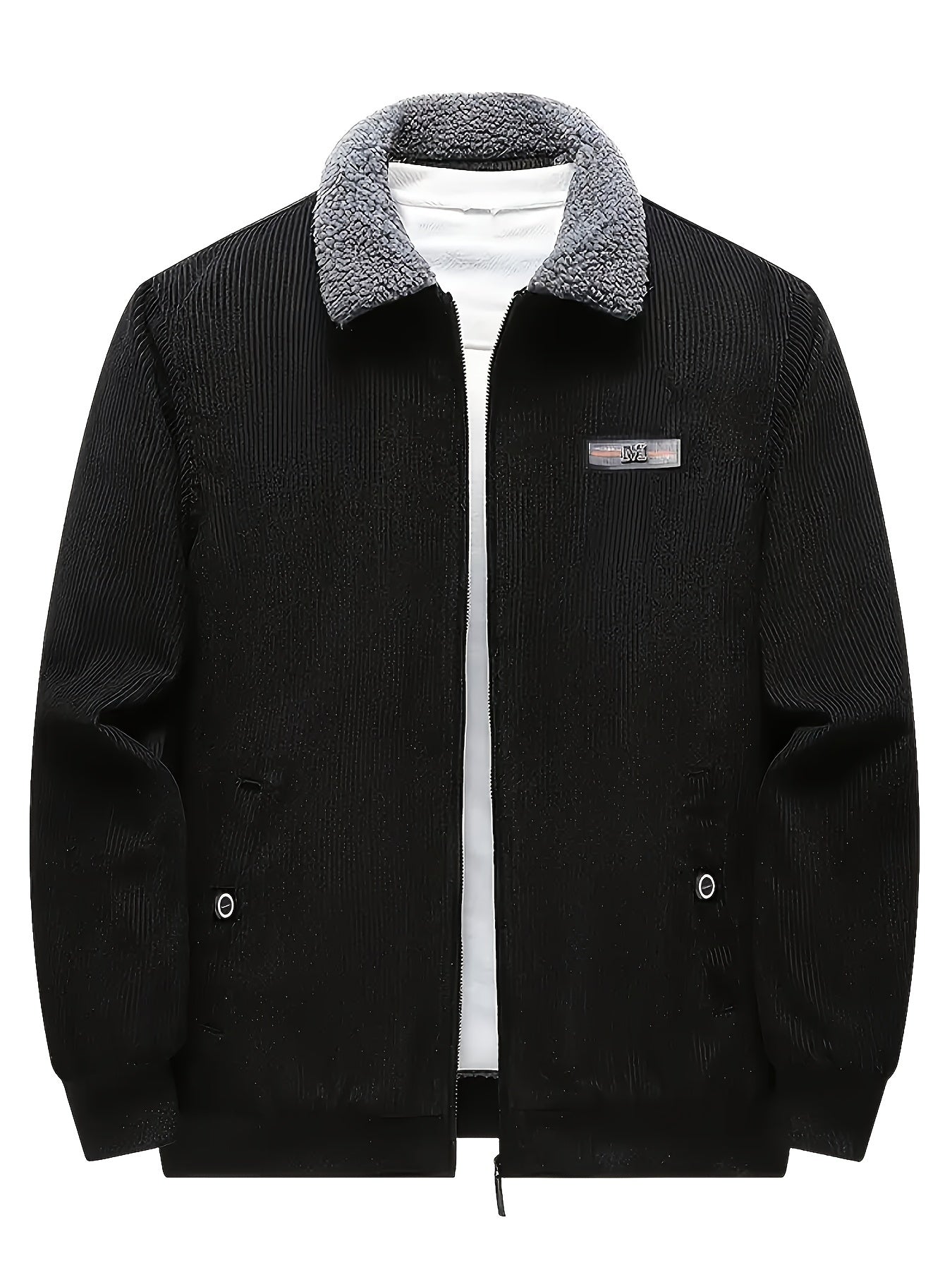 Veste d’Hiver Rétro à Manches Longues pour Homme
