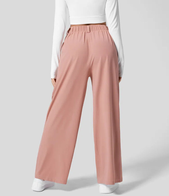 Pantalon Évasé Taille Haute pour Femme – Élégance et Confort