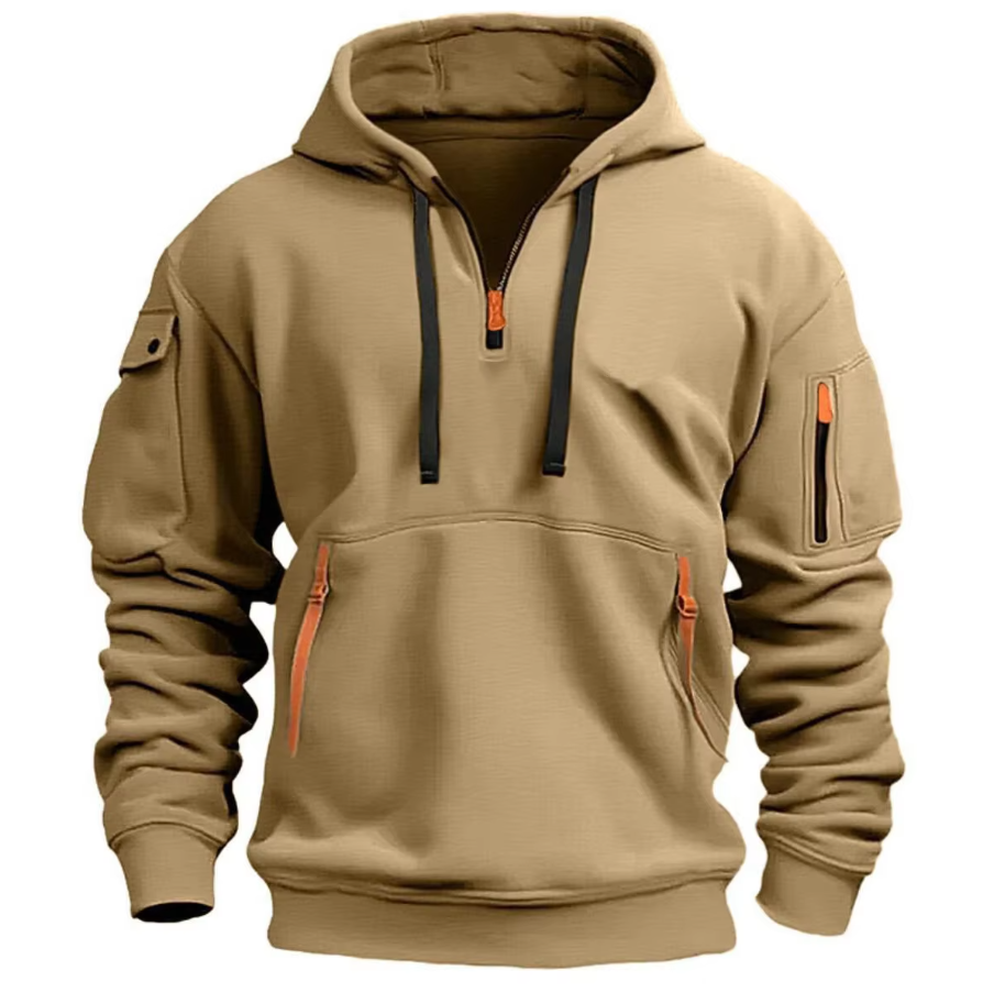 Sweat à capuche pour homme conçu pour les activités extérieures et le style décontracté