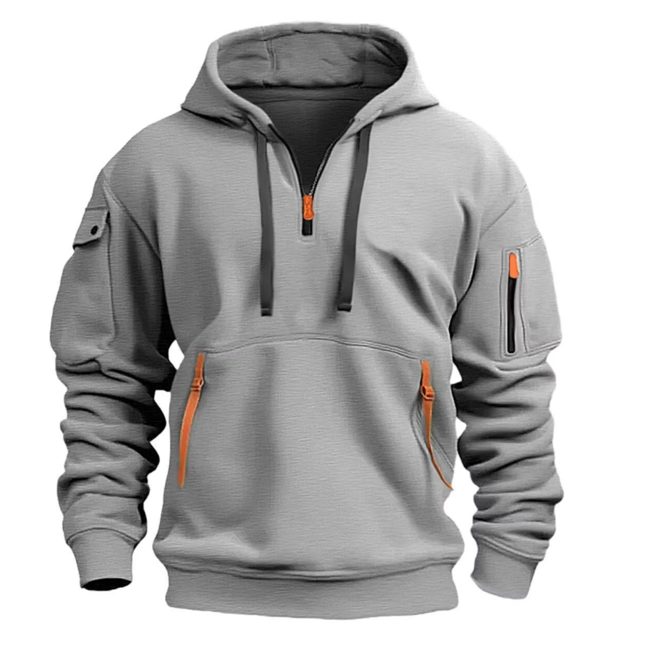 Sweat à capuche pour homme conçu pour les activités extérieures et le style décontracté