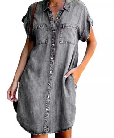 Fanny - Robe en jean pour femme