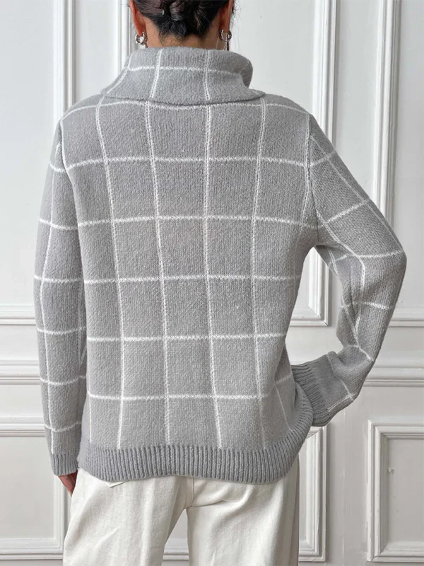 Pull à Col Roulé pour Femmes - Parfait pour l'Automne et l'Hiver