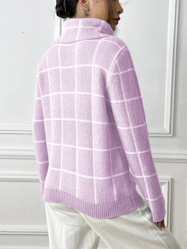 Pull à Col Roulé pour Femmes - Parfait pour l'Automne et l'Hiver