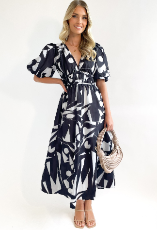 Isabela - Robe longue sans manches tendance abricot