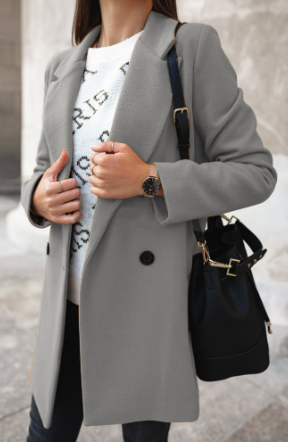 Manteau confortable et chic pour les temps froids